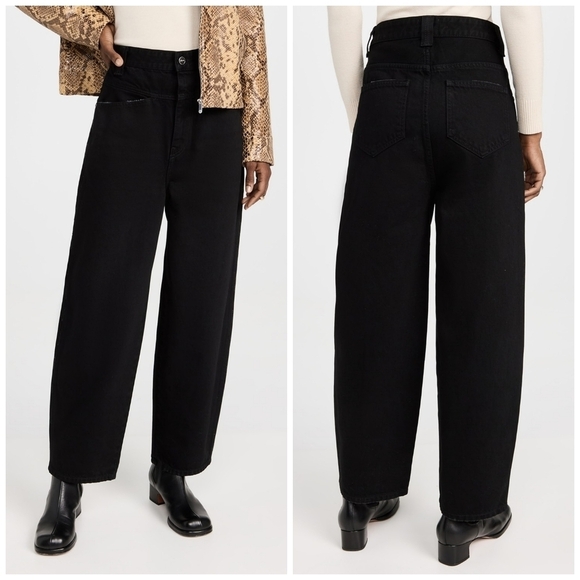 Khaite Preen Denim Jeans Black - Picture 2 of 7